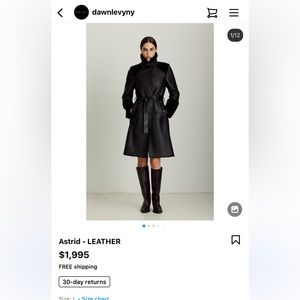 Beautiful Dawn Levy. 100% genuine leather 100% genuine shearling